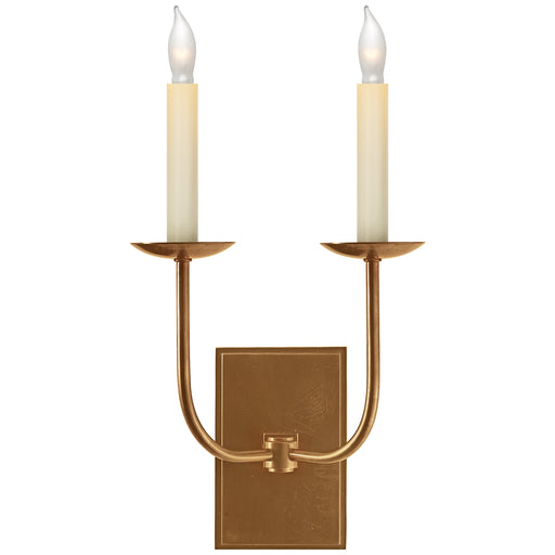 Visual Comfort - SL 2861HAB - Two Light Wall Sconce - TT - Hand-Rubbed Antique Brass