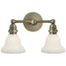 Visual Comfort - SL 2932AN/SLEG-WG - Two Light Wall Sconce - Boston - Antique Nickel