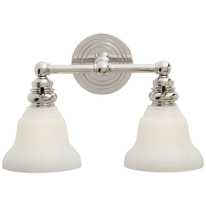 Visual Comfort - SL 2932PN/SLEG-WG - Two Light Wall Sconce - Boston - Polished Nickel