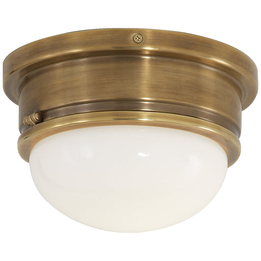 Visual Comfort - SL 4001HAB-WG - One Light Flush Mount - Marine - Hand-Rubbed Antique Brass