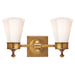 Visual Comfort - SS 2002HAB-WG - Two Light Wall Sconce - Siena - Hand-Rubbed Antique Brass