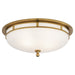 Visual Comfort - SS 4011HAB-FG - Two Light Flush Mount - Openwork - Hand-Rubbed Antique Brass