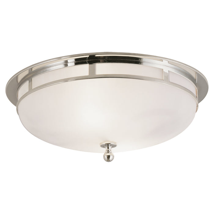 Visual Comfort - SS 4011PN-FG - Two Light Flush Mount - Openwork - Polished Nickel