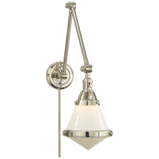 Visual Comfort - TOB 2156PN-WG - One Light Wall Sconce - Gale - Polished Nickel