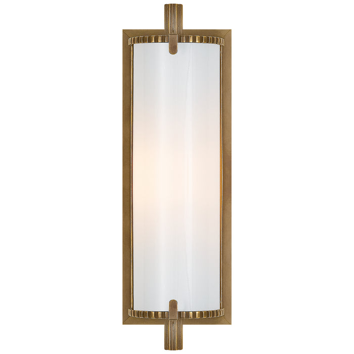 Visual Comfort - TOB 2184HAB-WG - One Light Bath Sconce - Calliope2 - Hand-Rubbed Antique Brass