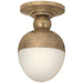 Visual Comfort - TOB 4006HAB-WG - One Light Flush Mount - Clark - Hand-Rubbed Antique Brass