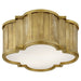 Visual Comfort - TOB 4130HAB-WG - Two Light Flush Mount - Tilden - Hand-Rubbed Antique Brass