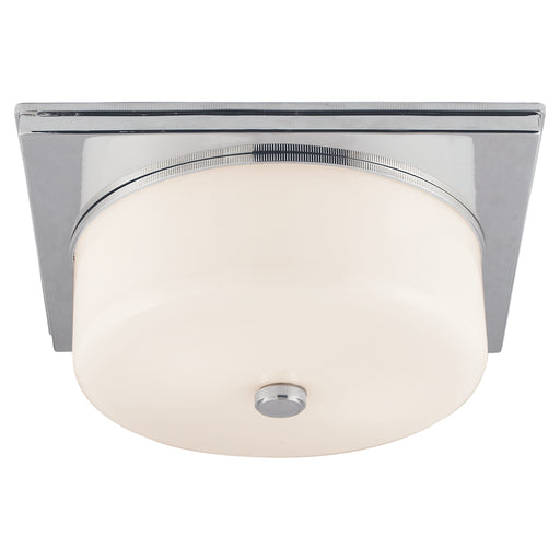 Visual Comfort - TOB 4216PN-WG - Two Light Flush Mount - Newhouse Block - Polished Nickel