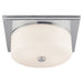 Visual Comfort - TOB 4216PN-WG - Two Light Flush Mount - Newhouse Block - Polished Nickel