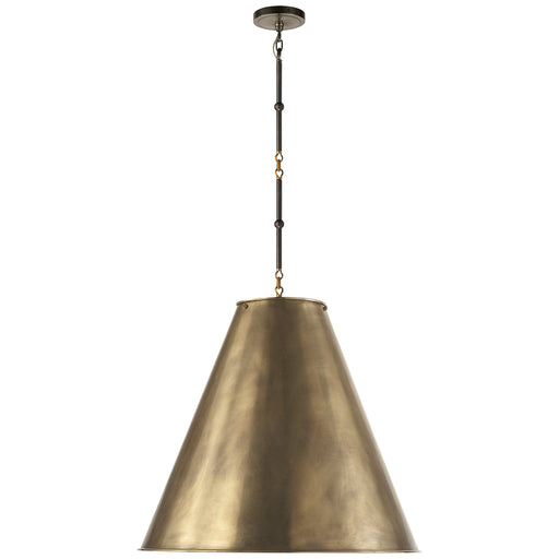 Visual Comfort - TOB 5014BZ/HAB-HAB - Two Light Pendant - Goodman - Bronze with Antique Brass