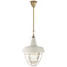 Visual Comfort - TOB 5042HAB-WHT - Two Light Pendant - henry - Hand-Rubbed Antique Brass
