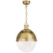 Visual Comfort - TOB 5063HAB-WG - Two Light Pendant - Hicks - Hand-Rubbed Antique Brass