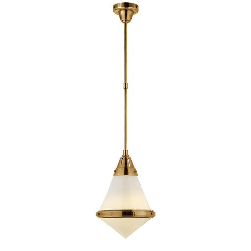 Visual Comfort - TOB 5155HAB-WG - One Light Pendant - Gale - Hand-Rubbed Antique Brass