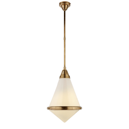 Visual Comfort - TOB 5156HAB-WG - One Light Pendant - Gale - Hand-Rubbed Antique Brass