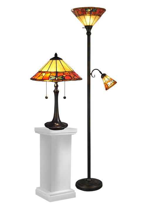 Dale Tiffany - TC12178 - Table & Floor Lamp Set - Classic - Dark Antique Bronze