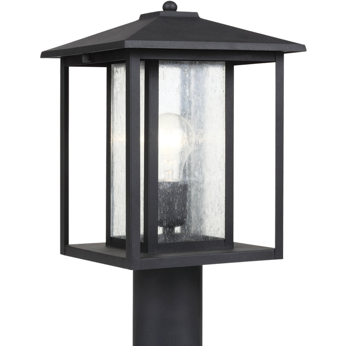 Generation Lighting - 82027-12 - One Light Outdoor Post Lantern - Hunnington - Black