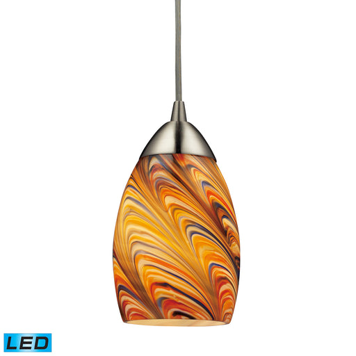 Elk Lighting - 10089/1RV-LED - LED Mini Pendant - Mini Vortex - Satin Nickel