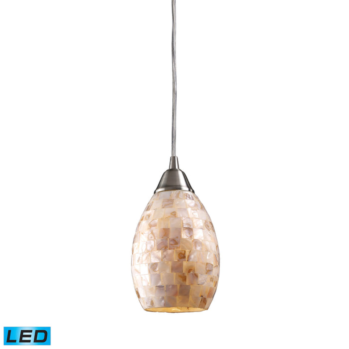 Elk Lighting - 10141/1-LED - LED Mini Pendant - Capri - Satin Nickel