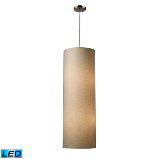 Elk Lighting - 20160/4-LED - LED Mini Pendant - Fabric Cylinders - Satin Nickel