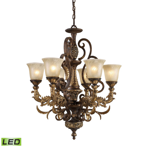 Elk Lighting - 2163/6-LED - LED Chandelier - Regency - Burnt Bronze