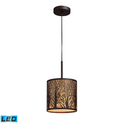 Elk Lighting - 31073/1-LED - LED Mini Pendant - Woodland Sunrise - Aged Bronze
