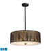 Elk Lighting - 31075/5-LED - LED Chandelier - Woodland Sunrise - Aged Bronze