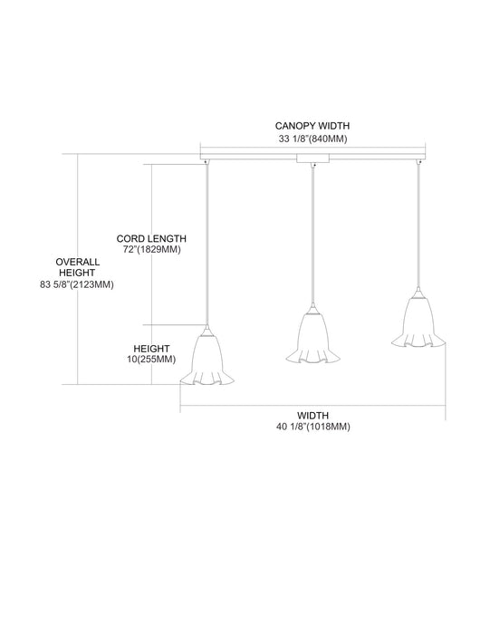 Vestido Pendant-Linear/Island-ELK Home-Lighting Design Store
