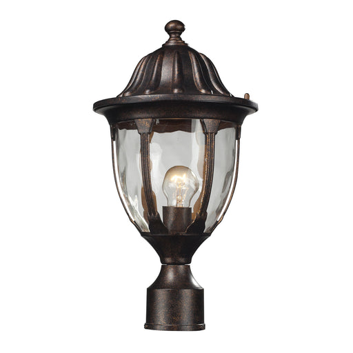 Elk Lighting - 45005/1 - One Light Outdoor Post Lantern - Glendale - Regal Bronze