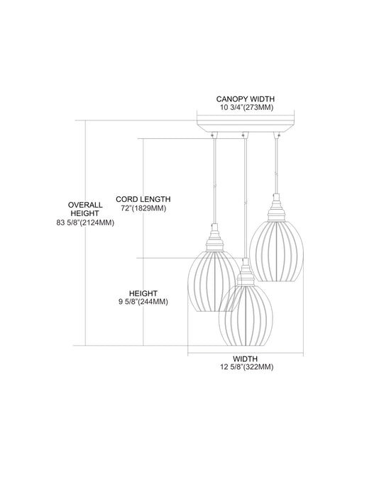Danica Pendant-Mini Pendants-ELK Home-Lighting Design Store