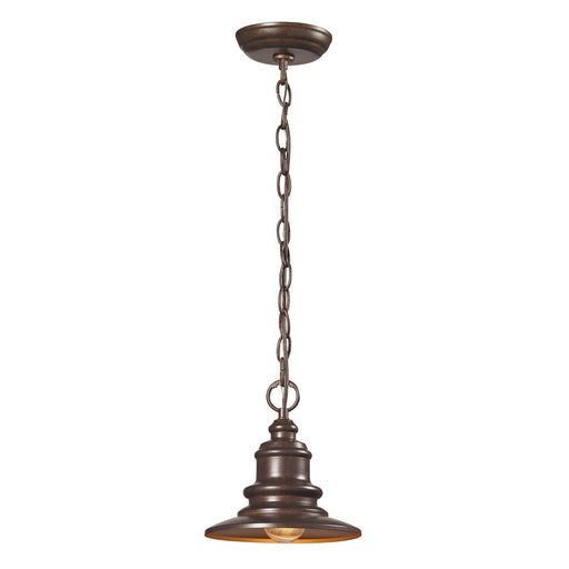 Elk Lighting - 47011/1 - One Light Outdoor Hanging Lantern - Marina - Hazelnut Bronze