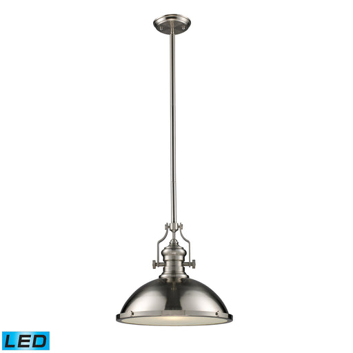 Elk Lighting - 66128-1-LED - LED Pendant - Chadwick - Satin Nickel