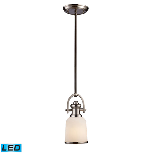 Elk Lighting - 66161-1-LED - LED Mini Pendant - Brooksdale - Satin Nickel