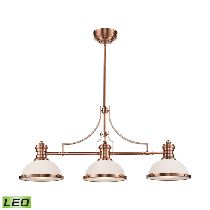 Chadwick LED Linear Chandelier-Linear/Island-ELK Home-Lighting Design Store