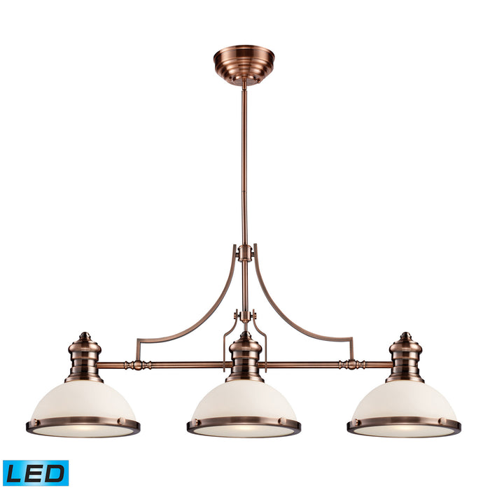 Elk Lighting - 66245-3-LED - LED Island Pendant - Chadwick - Antique Copper