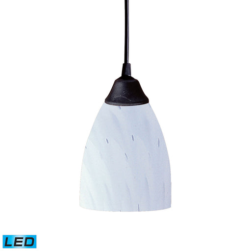 Elk Lighting - 406-1WH-LED - LED Mini Pendant - Classico - Dark Rust