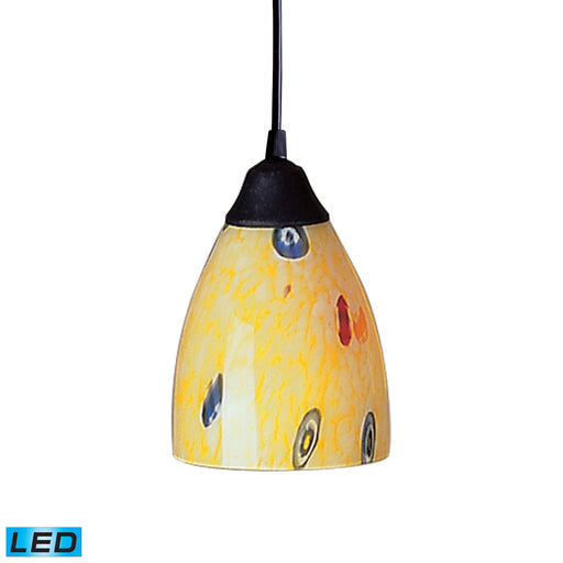 Elk Lighting - 406-1YW-LED - LED Mini Pendant - Classico - Dark Rust