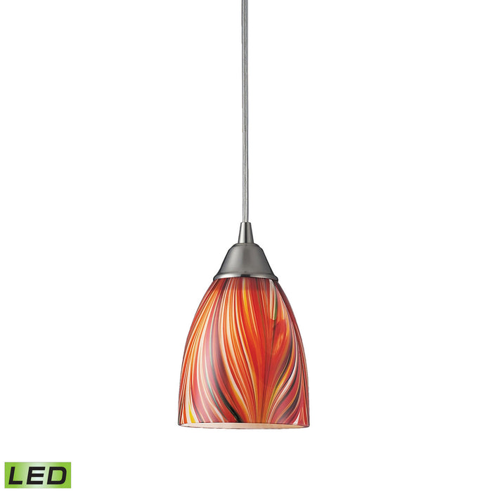 Elk Lighting - 416-1M-LED - LED Mini Pendant - Arco Baleno - Satin Nickel
