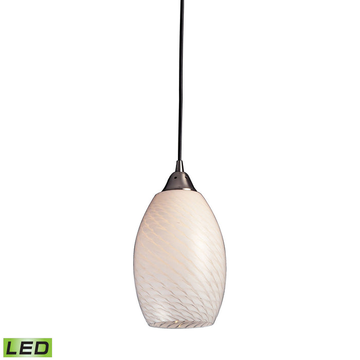 Elk Lighting - 517-1WS-LED - LED Mini Pendant - Mulinello - Satin Nickel