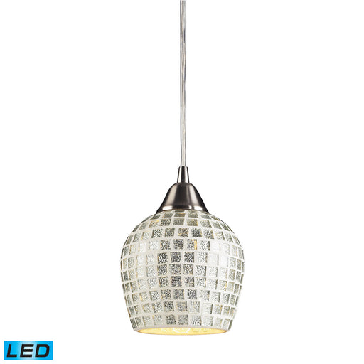 Elk Lighting - 528-1SLV-LED - LED Mini Pendant - Fusion - Satin Nickel