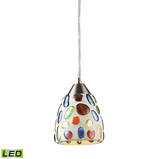 Elk Lighting - 542-1-LED - LED Mini Pendant - Gemstone - Satin Nickel