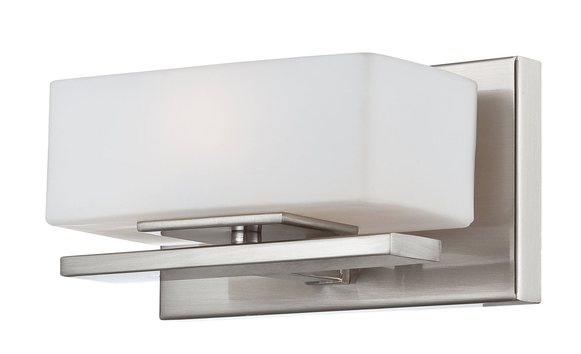 Designers Fountain - 6711-SP - One Light Wall Sconce - Meridian - Satin Platinum