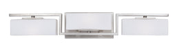 Designers Fountain - 6713-SP - Three Light Bath Bar - Meridian - Satin Platinum