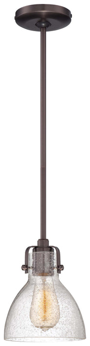 Minka-Lavery - 2244-267C - One Light Mini Pendant - Minka Lavery - Dark Brushed Bronze (Plated)