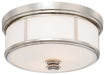 Minka-Lavery - 4365-613 - Two Light Flush Mount - Harvard Court - Polished Nickel