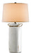 Currey and Company - 6022 - One Light Table Lamp - Sailaway - White Distress Crackle/Natural/Emery Rust