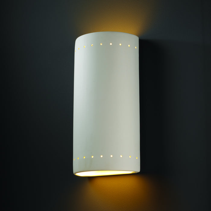 Justice Designs - CER-1195-BIS - Lantern - Ambiance - Bisque