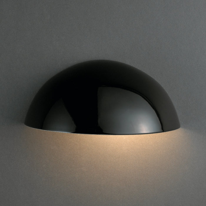 Justice Designs - CER-1300W-BLK - Lantern - Ambiance - Gloss Black