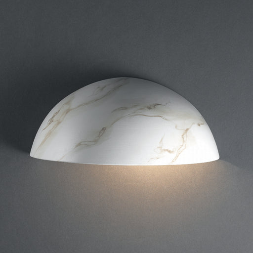 Justice Designs - CER-1300W-STOC - Lantern - Ambiance - Carrara Marble
