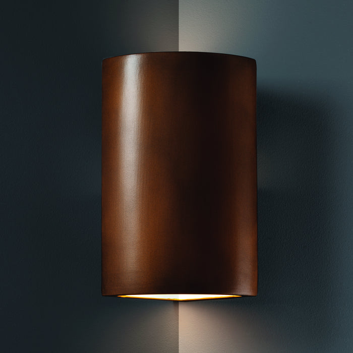 Justice Designs - CER-1885-ANTC - Wall Sconce - Ambiance - Antique Copper
