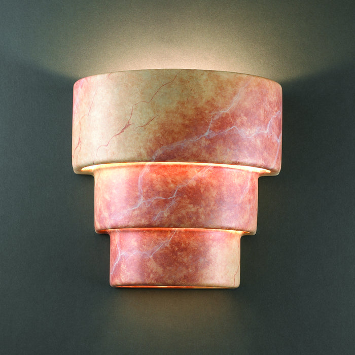 Justice Designs - CER-2225-STOA - Lantern - Ambiance - Agate Marble